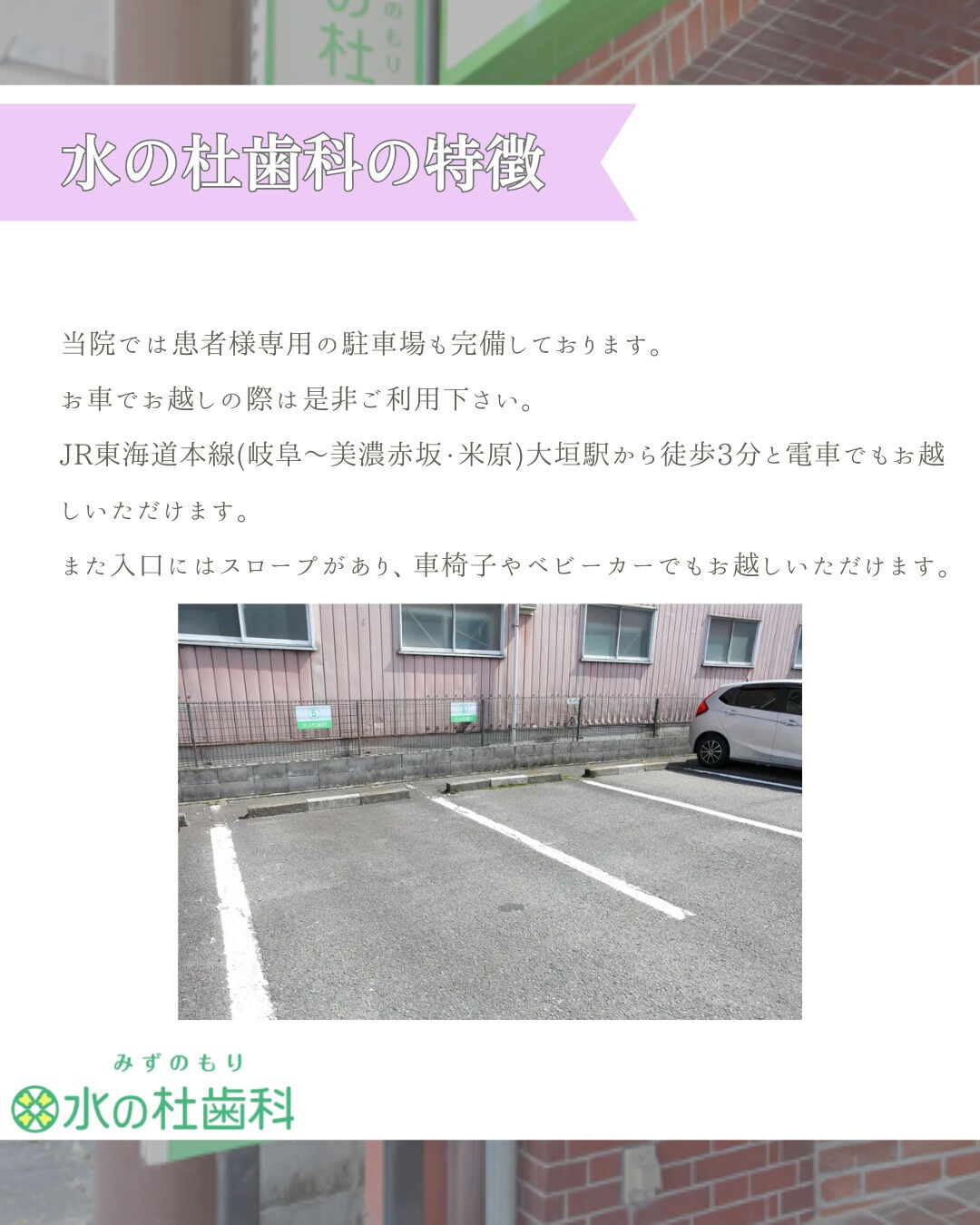 岐阜県大垣市・水の杜歯科です🌿