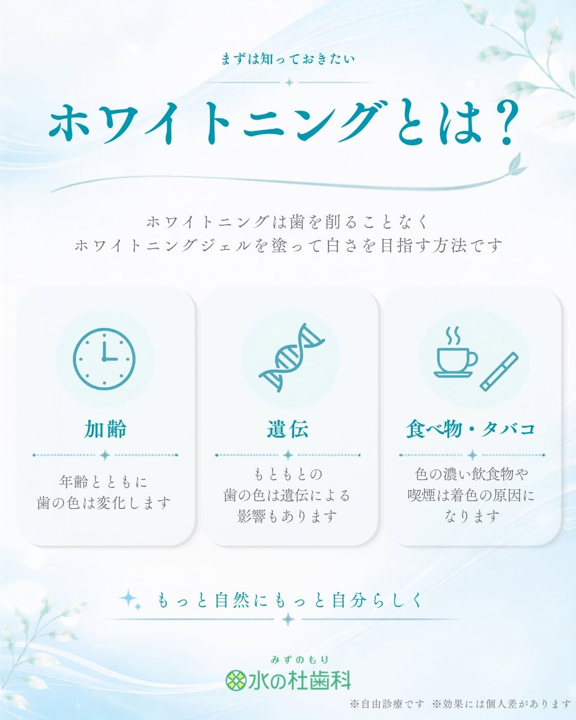 岐阜県大垣市・水の杜歯科です🌿